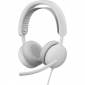 Навушники Logitech ZONE Wired 2 (981-001621) Off-White - фото  - інтернет-магазин електроніки та побутової техніки TTT