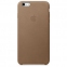 Чохол для Apple iPhone 6s Plus Leather Case Brown (MKX92) - фото  - інтернет-магазин електроніки та побутової техніки TTT