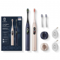 Електрична зубна щітка Oclean X Pro Digital Duo Set Dark Blue + Golden - фото  - інтернет-магазин електроніки та побутової техніки TTT