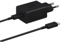 Сетевое зарядное устройство Samsung 45W Power Adapter Type-C Cable (EP-T4510XBEGRU) Black - фото  - интернет-магазин электроники и бытовой техники TTT