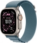 Apple Watch Ultra 3 GPS + Cellular 49mm Natural Titanium Case with Light Blue Alpine Loop - L (MEWP4QP/A) - фото  - интернет-магазин электроники и бытовой техники TTT