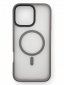 Панель BeCover Metal Buttons Case MagSafe для Apple iPhone 16 Pro (712098) Gray - фото  - інтернет-магазин електроніки та побутової техніки TTT