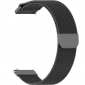 Ремінець BeCover Milanese Style для Xiaomi Amazfit Bip (20mm) Lite/Bip S Lite/GTR 42mm/GTS/TicWatch S2/TicWatch E/GTS 3/GTS 2 mini (707679) Black - фото  - інтернет-магазин електроніки та побутової техніки TTT