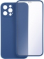 Чехол-накладка Gelius Slim Full Cover Case + защитное стекло для Apple iPhone 12 Pro Max Blue - фото  - интернет-магазин электроники и бытовой техники TTT