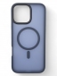 Панель BeCover Metal Buttons Case MagSafe для Apple iPhone 16 Pro (712097) Blue - фото  - інтернет-магазин електроніки та побутової техніки TTT