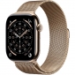 Apple Watch Series 11 GPS + Cellular 46mm Gold Titanium Case with Gold Milanese Loop - S/M (MFD74RK/A) - фото  - интернет-магазин электроники и бытовой техники TTT