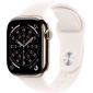 Apple Watch Series 11 GPS + Cellular 42mm Gold Titanium Case with Light Blush Sport Band - M/L (MF8X4RK/A) - фото  - интернет-магазин электроники и бытовой техники TTT