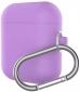Чехол для наушников Silicon case для Apple AirPods Lavender purple  - фото  - интернет-магазин электроники и бытовой техники TTT