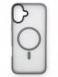 Панель BeCover Metal Buttons Case MagSafe для Apple iPhone 16 Plus (712095) Gray - фото  - інтернет-магазин електроніки та побутової техніки TTT