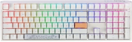 Клавіатура Ducky One 3 Cherry MX Red RGB UA USB (DKON2108ST-RUAPXPWWWSC1) White - фото  - інтернет-магазин електроніки та побутової техніки TTT