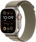 Apple Watch Ultra 2 GPS + Cellular, 49mm Titanium Case with Olive Alpine Loop - Medium (MREY3UL/A) - фото  - интернет-магазин электроники и бытовой техники TTT