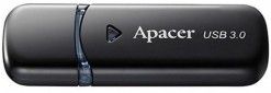 USB флеш накопичувач APACER AH355 32GB USB 3.0 Black (AP32GAH355B-1) - фото  - інтернет-магазин електроніки та побутової техніки TTT