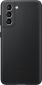 Панель Samsung Leather Cover для Samsung Galaxy S21 Plus (EF-VG996LBEGRU) Black - фото  - інтернет-магазин електроніки та побутової техніки TTT