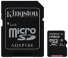 Карта памяти Kingston microSDXC 128GB Canvas Select Class 10 UHS-I U1 + SD-адаптер (SDCS/128GB) - фото  - интернет-магазин электроники и бытовой техники TTT