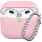 Чохол KeyBudz Elevate Series Keychain for Apple AirPods 3 (AP3_S5_BPK) Blush Pink - фото  - інтернет-магазин електроніки та побутової техніки TTT