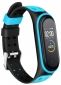 Ремешок BeCover Colour Style для Xiaomi Mi Smart Band 5 (705154) Black-Blue - фото  - интернет-магазин электроники и бытовой техники TTT