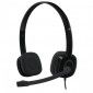 Навушники Logitech H151 Black (981-000589) - фото  - інтернет-магазин електроніки та побутової техніки TTT