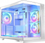 Корпус Modecom Volcano Panorama Apex ARGB 5F Midi (AT-PANORAMA-5F-ARGB-20-00) White  - фото  - интернет-магазин электроники и бытовой техники TTT