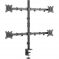 Настольное крепление для 4-х мониторов BRATECK LDT66-C048 17