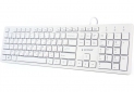 Клавиатура проводная Gembird KB-MCH-03-W-UA White - фото  - интернет-магазин электроники и бытовой техники TTT