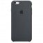 Силиконовый чехол Apple iPhone 6s Plus Silicone Case (MKXJ2) Charcoal Gray - фото  - интернет-магазин электроники и бытовой техники TTT