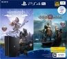 Игровая приставка ﻿Sony PlayStation 4 Pro 1TB Rus (CUH-7208B) GOW + HZD CE Black - фото  - интернет-магазин электроники и бытовой техники TTT