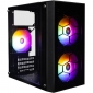 Корпус 1stPlayer X1-BK-3F1-PS-600FK-EU 600W Black - фото  - интернет-магазин электроники и бытовой техники TTT