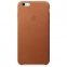 Чехол для Apple iPhone 6s Plus Leather Case Saddle Brown (MKXC2) - фото  - интернет-магазин электроники и бытовой техники TTT