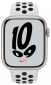 Apple Watch Series 7 Nike GPS 45mm Starlight Aluminium Case with (MKNA3UL/A) Pure Platinum/Black Nike Sport Band - фото  - інтернет-магазин електроніки та побутової техніки TTT