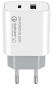 Мережевий зарядний пристрій СolorWay (Type-C PD + USB QC3.0) (20W) V2 (CW-CHS025QPD-WT) White - фото  - інтернет-магазин електроніки та побутової техніки TTT