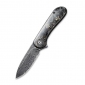 Ніж Civivi Elementum, (7.5 см) Damascus / Carbon Fiber - фото  - інтернет-магазин електроніки та побутової техніки TTT