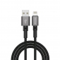 Кабель Grand-X USB-Lightning PL-08B 2,4A 1m Black - фото  - интернет-магазин электроники и бытовой техники TTT