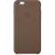 Чехол для Apple iPhone 6 Plus Leather Case Olive Brown (MGQR2ZM/A) - фото  - интернет-магазин электроники и бытовой техники TTT