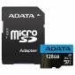 Карта пам'яті A-Data Premier microSDXC 128GB UHS-I Class 10 + SD-adapter (AUSDX128GUICL10A1-RA1) - фото  - інтернет-магазин електроніки та побутової техніки TTT