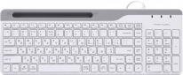Клавиатура проводная A4Tech FK25 USB (4711421959896) White - фото  - интернет-магазин электроники и бытовой техники TTT