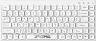 Клавіатура бездротова OfficePro SK955W Wireless/Bluetooth White - фото  - інтернет-магазин електроніки та побутової техніки TTT
