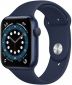 Apple Watch Series 6 GPS 44mm Blue Aluminium Case with Deep Navy Sport Band - фото  - интернет-магазин электроники и бытовой техники TTT