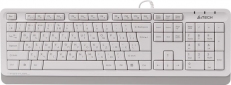 Клавиатура проводная A4Tech Fstyler FKS10 White  - фото  - интернет-магазин электроники и бытовой техники TTT