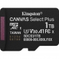 Карта пам'яті Kingston Canvas Select Plus microSDXC 1TB UHS-I U3 V30 (SDCS3/1TBSP) - фото  - інтернет-магазин електроніки та побутової техніки TTT