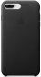 Накладка Leather Case iPhone 7/8 Plus Black - фото  - интернет-магазин электроники и бытовой техники TTT