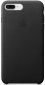 Накладка Leather Case iPhone 7/8 Plus Black - фото  - інтернет-магазин електроніки та побутової техніки TTT
