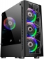 Корпус 1stPlayer D4-4R1-BK Color LED Black - фото  - інтернет-магазин електроніки та побутової техніки TTT