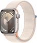 Apple Watch Series 9 GPS 41mm Starlight Aluminium Case with Starlight Sport Loop (MR8V3QP/A) - фото  - интернет-магазин электроники и бытовой техники TTT