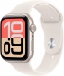 Apple Watch SE 3 (2025) GPS + Cellular 40mm Starlight Aluminium Case with Starlight Sport Band - S/M (MEP64RK/A) - фото  - интернет-магазин электроники и бытовой техники TTT