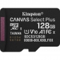 Карта пам'яті Kingston Canvas Select Plus microSDXC 128GB UHS-I U1 V10 (SDCS3/128GBSP) - фото  - інтернет-магазин електроніки та побутової техніки TTT