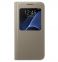Чехол Samsung S View для Galaxy S7 (EF-CG930PFEGRU) Gold - фото  - интернет-магазин электроники и бытовой техники TTT