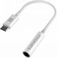 Переходник Promate AuxLink-C USB type C - AUX 3.5 мм 0.2 м (auxlink-c.white) White - фото  - интернет-магазин электроники и бытовой техники TTT