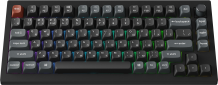 Клавиатура беспроводная Keychron V1 Ultra Keychron Red Switch Black RGB (V1U-D1-UA) - фото  - интернет-магазин электроники и бытовой техники TTT