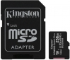 Карта памяти Kingston microSDXC 256GB Canvas Select Plus Class 10 UHS-I U3 V30 A1 + SD-адаптер (SDCS2/256GB) - фото  - интернет-магазин электроники и бытовой техники TTT