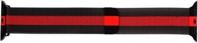Ремешок ArmorStandart Milanese Loop Band для Apple Watch All Series 38-40mm (ARM54387) Black/Red - фото  - интернет-магазин электроники и бытовой техники TTT